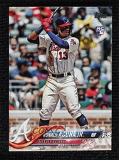 2018 Update Image Variation Ronald Acuna Jr SSP (Vertical White Jersey) 13iq
