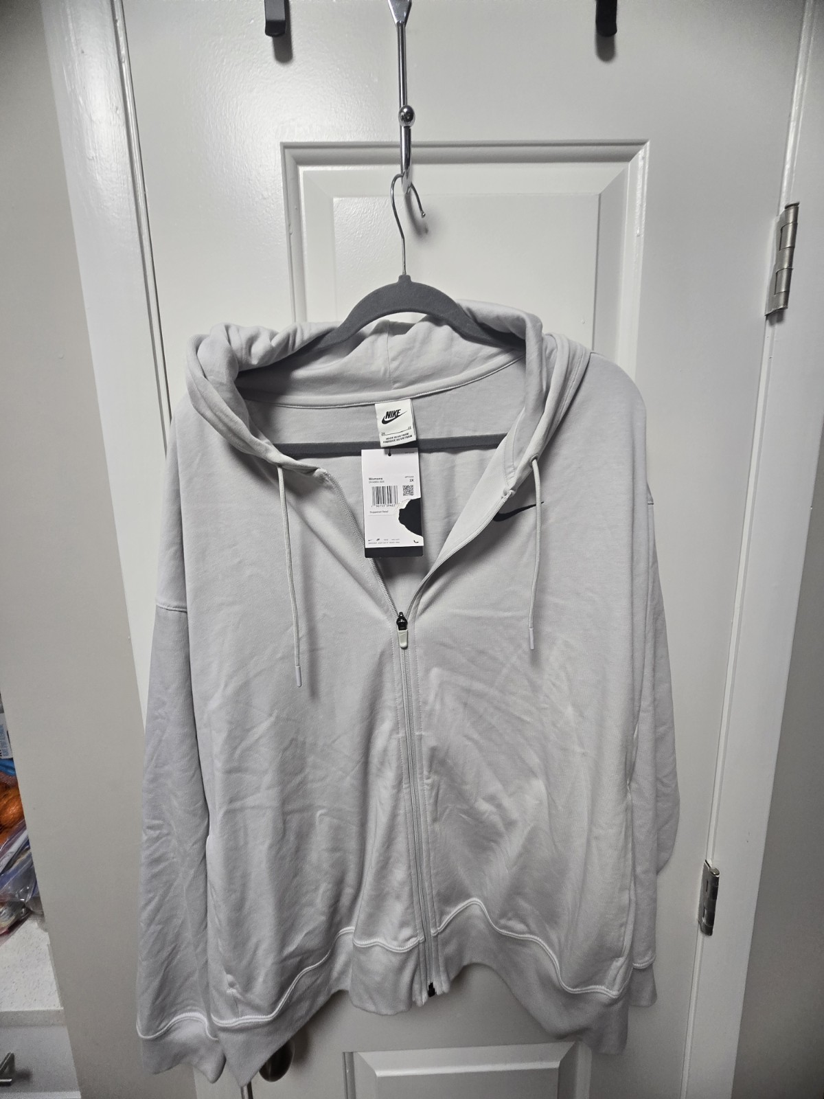 Men's 2x Nike ZIP UP Hoodie Sweatshirt  Gray