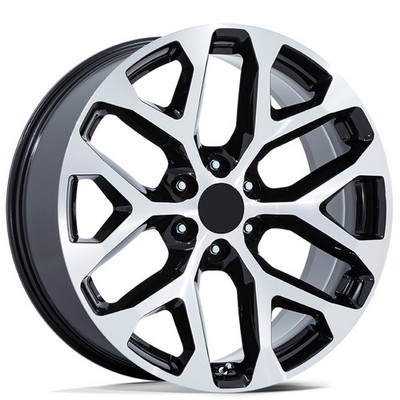 20x9 Performance Replicas Wheels PR177  Gloss Black Machined Face Rims (1pc)