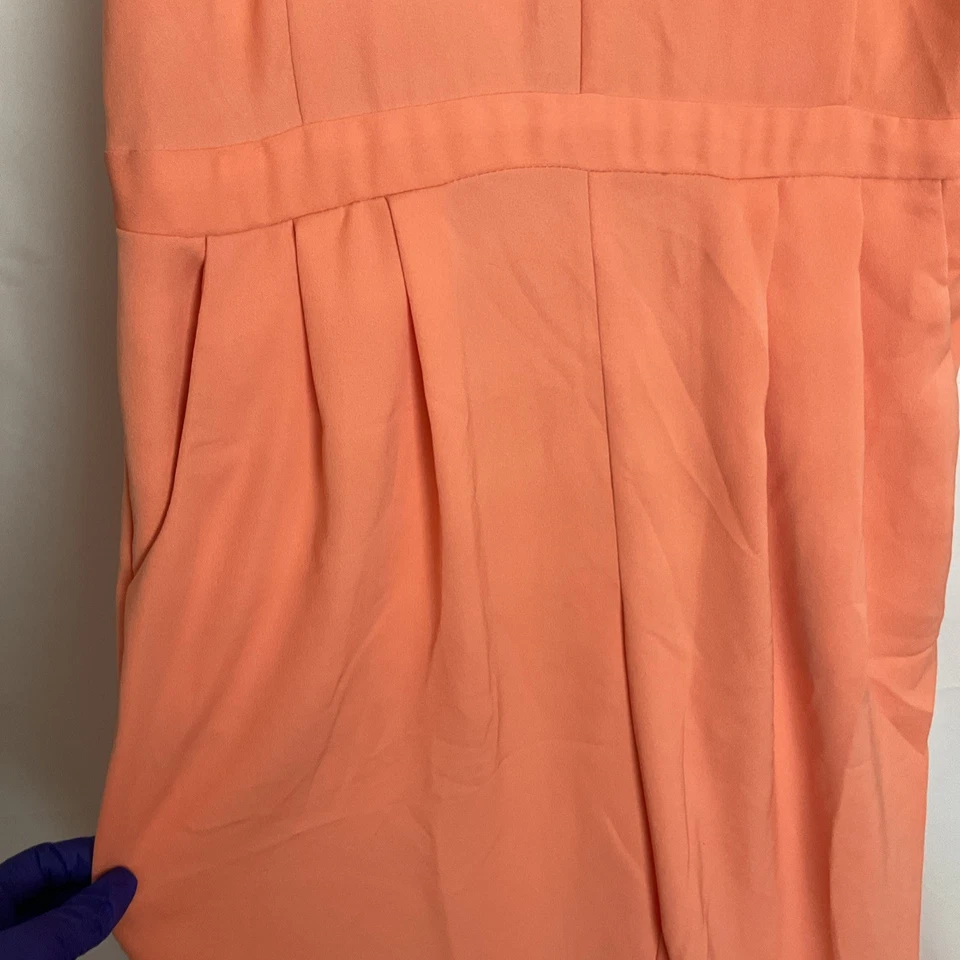 Mossimo женщин комбинезон брюки длиной без рукавов оранжевый Sz-S/P #553 - Изображение 4 из 4