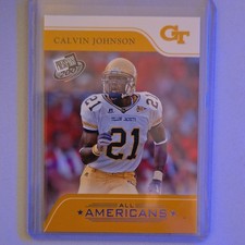 Press Pass 2007 Calvin Johnson All Americans #79 Football Card Georgia Tech