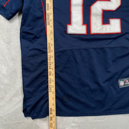 New England Patriots Tom Brady #12 Nike On Field NFL Jersey Size 52 STITCHED - Picture 8 of 11