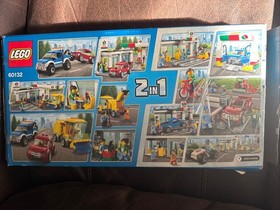 LEGO CITY 60132 Service Station. Open Damaged Box. Sealed Bags. Complete.