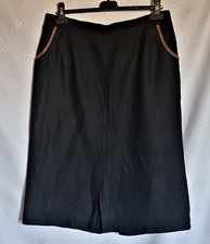 SKIRT VINTAGE LANDHAUS TRACHTEN OKTOBERFEST DIRNDL TYROL LINEN WOMENS US 16 EU44