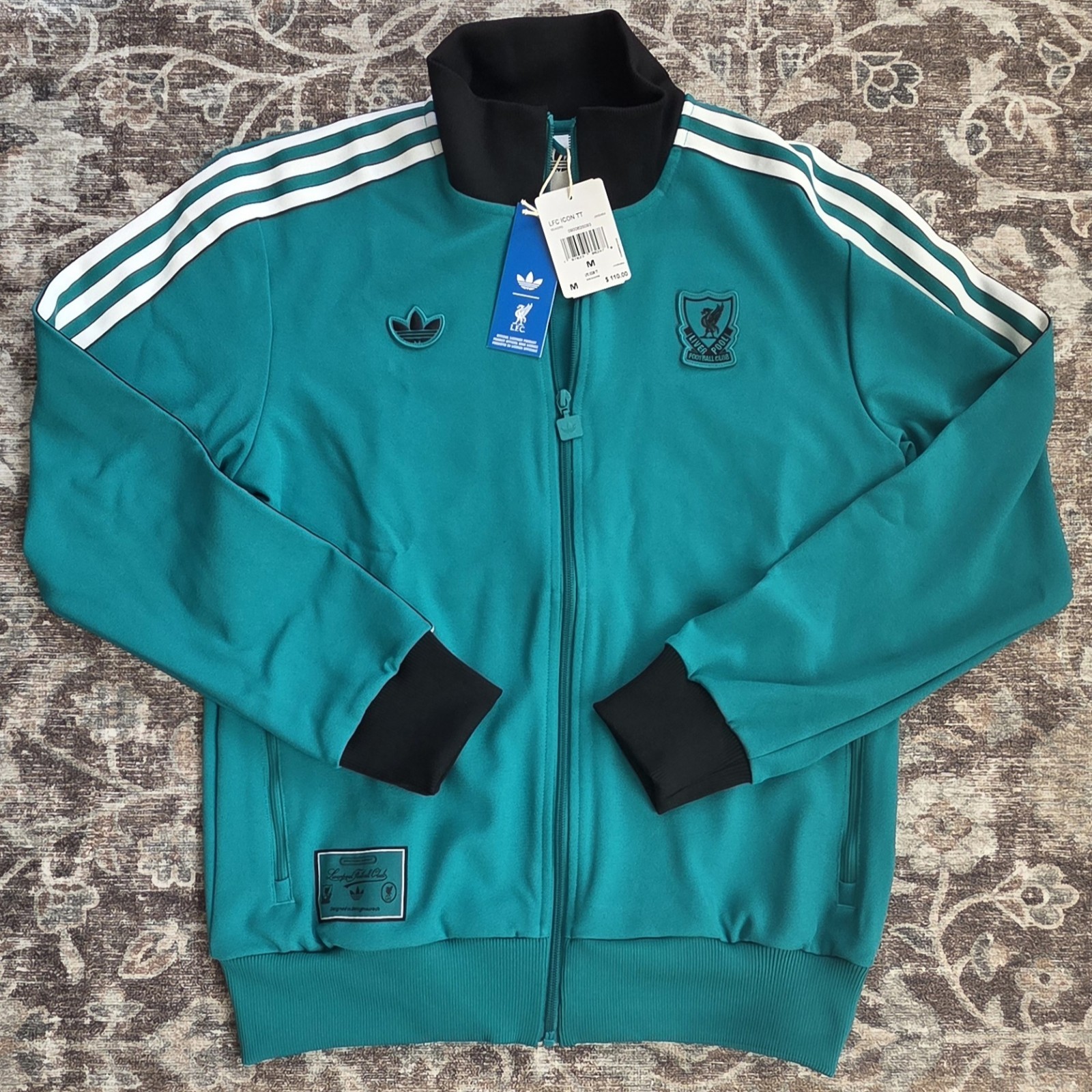 Adidas Liverpool FC Terrace Icon Track Top Originals Vintage Jacket Men's Size M