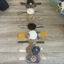8pcs baby/toddler Elastic Headbands- Fall/Thanksgiving themed