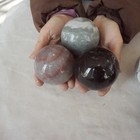 9.3LB 8Pcs A Set Of Natural Quartz Crystal Jasper Sphere Ball Polished Healing — photo 6