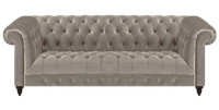 Sofa Dreisitze Couch Wohnzimmer PolstermöBel Couch Grau Chesterfield