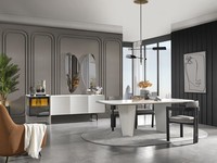 Essgruppe Garnitur Esszimmer Esstisch Luxus StüHle Essecke 9Tlg Weiß