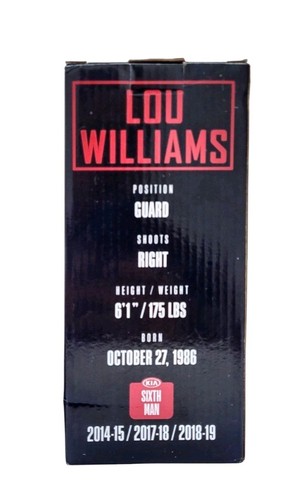 LOU WILLIAMS SIXTH MAN LA CLIPPERS BASKETBALL LIMITED EDITION BOBBLEHEAD - Picture 8 of 8