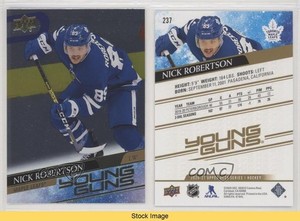 2020-21 Upper Deck Young Guns Silver Foil Nick Robertson #237 Rookie RC