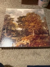 Vintage Cornard Wood Gainsborough Art Springbok Jigsaw Puzzle Vintage Red Back