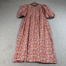 Abito Cath Kidston donna 18 rosa floreale maxi malocchio cottagecore boho twee lungo