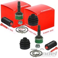 2X Herth+Buss Antriebswellengelenk Satz Vorne Radseitig Passend FüR Hyundai Atos