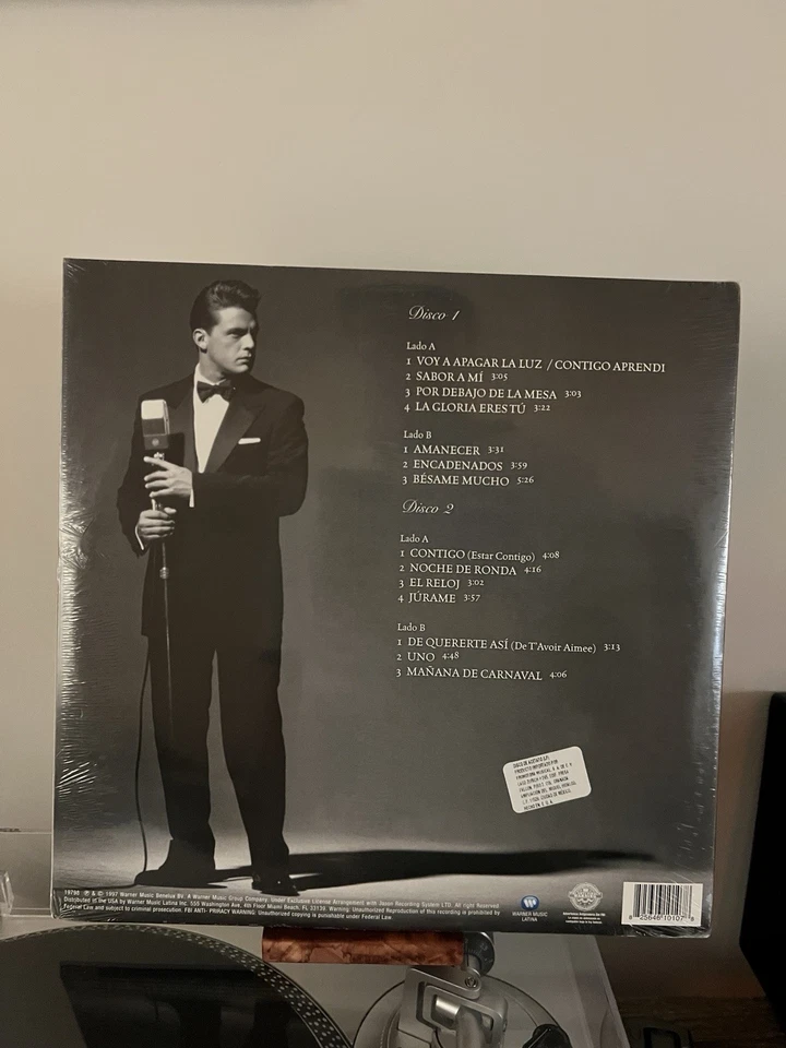 RARE LUIS MIGUEL ROMANCES VINYL LP NEW & SEALED 180 Gram 1st Edition USA - Image 3 of 4