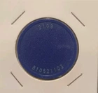 Malaysia Rapid KL BLUE LRT Railway Token (2109) Used Condition