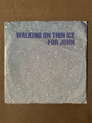 Walking On Thin Ice - For John (Lennon) - 45 rpm - Geffen Records 49683