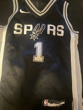 Nike San Antonio Spurs NBA Basketball Jersey Black Size S