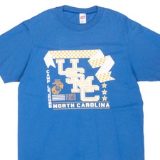 VINTAGE USMC CAMP LEJEUNE NORTH CAROLINA TEE SHIRT EARLY 1990S LARGE MADE IN USA