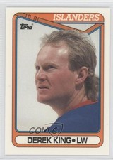 1990-91 Topps Tiffany Derek King #128 0j0