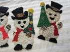 Lot of 4 Vintage Melted Plastic Popcorn Snowman Christmas  Holiday Decorations  — photo 6