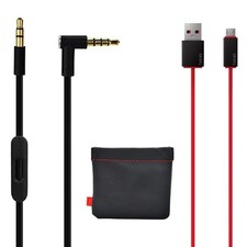 Original Replacement AUX Audio Cable Cord for Beats by Dre 4.6 feet, Black