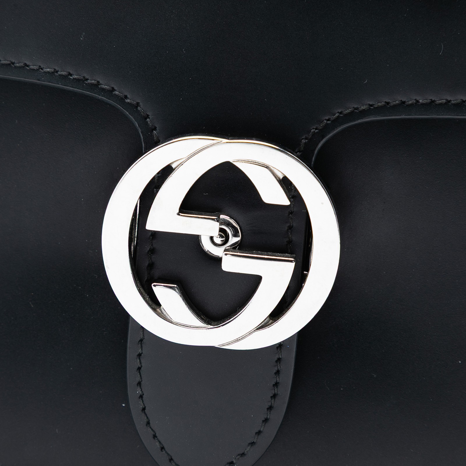 Authenticated Gucci Medium Polished Calfskin Doll… - image 6