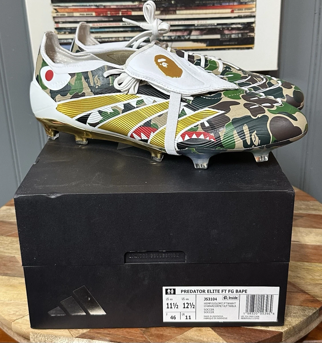 Las mejores ofertas en BAPE x adidas Predator Elite FG Brown | eBay