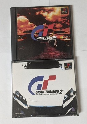 PlayStation 1 Japanese Lot of 2 - Gran Turismo & Grand Turismo 2 - DWcx04