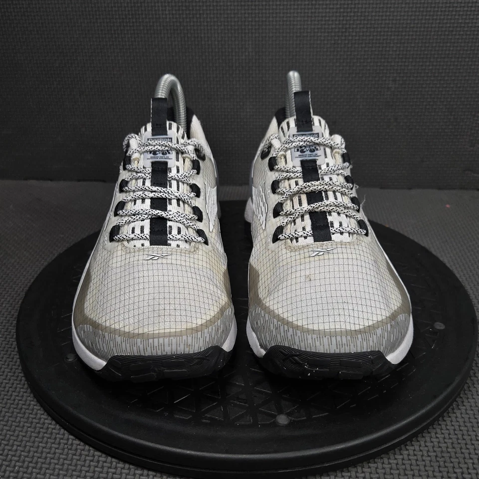Zapatos Reebok Nano X1 para mujer talla 5,5 blanco gris entrenamiento Crossfit GW2831 Foto 2 de 4