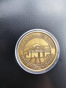 Joint National Test Facility Presented By The Commander Challenge Coin USAF/AFTC