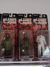 Planet of the Apes Cornelius Zira Tyler 35cm Action Figure Set 3pc Collectibles