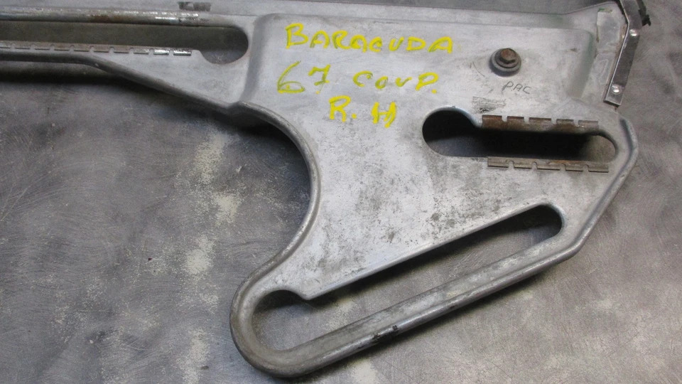 1967-1969 PLYMOUTH BARRACUDA CUARTO DE VIDRIO LADO DERECHO NOTCHBACK CUPÉ Foto 2 de 4