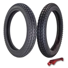 Kenda Small Block K262 2.75-17 Tube-Type Tires with Keychain (2 Pack)