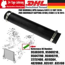 Ladeluftschlauch für VAUXHALL OPEL ANTARA CHEVROLET CAPTIVA 2.2 CDTI --95383819