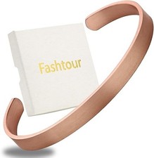 Pulsera 100 de cobre forjado a mano. Fabricada con cobre puro macizo y de gran