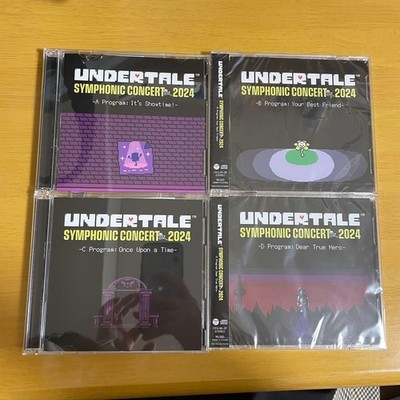 Undertale Symphonic Concert 2024 4-CD Set Unopened & Opened Discs