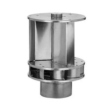Windgetriebener Ventilator Savonius 150mm Aluminium - 72m3/h