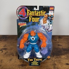 Vintage Fantastic Four The Thing 1996 Marvel Toy Biz Rock Breaking NOS Sealed
