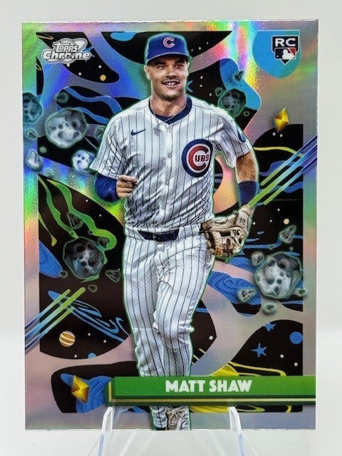 2025 Topps Cosmic Chrome Matt Shaw Rookie Refractor #35 Chicago Cubs RC