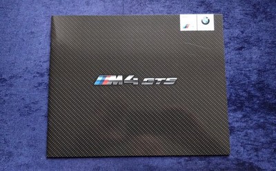 BMW M4 GTS F82 brochure with colors and technical Data, German Edition!!!!