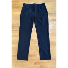 PrAna Halle Womens Nylon Stretch Fit Pants Hiking Outdoor. Size 8 Reg. Black