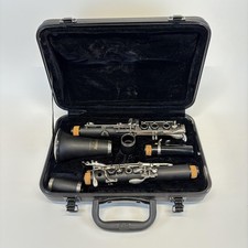 Kersting Black Clarinet German Engineering Student Band Instrument W/ Hard Case