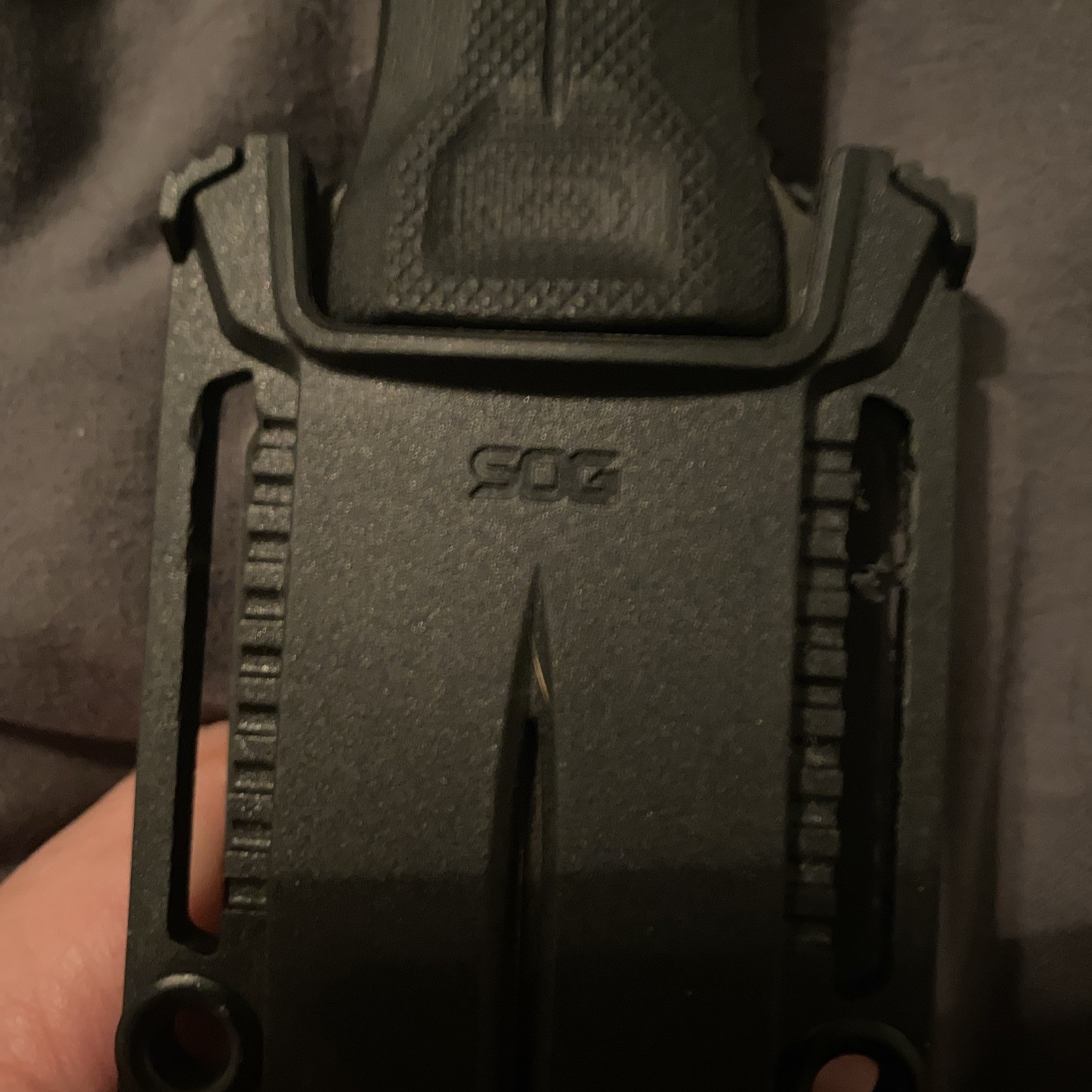 SOG Pentagon FX Fixed-Blade Knife 4.77" CPM S35VN Steel Blade Black G10 Handle