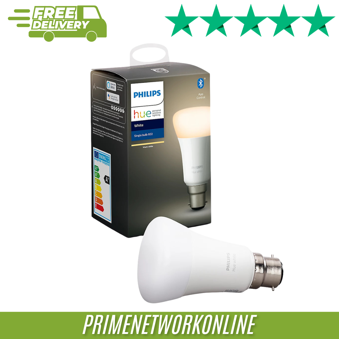 Philips Hue B22 60W LED Warm White Classic Dimmable Bulb 100% ORIGINAL ⭐⭐⭐⭐⭐