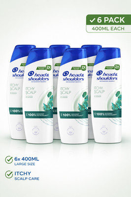 Head & Shoulders Itchy Scalp Anti-Dandruff Shampoo 1 2 3 4 6 Pack FREE SHIP