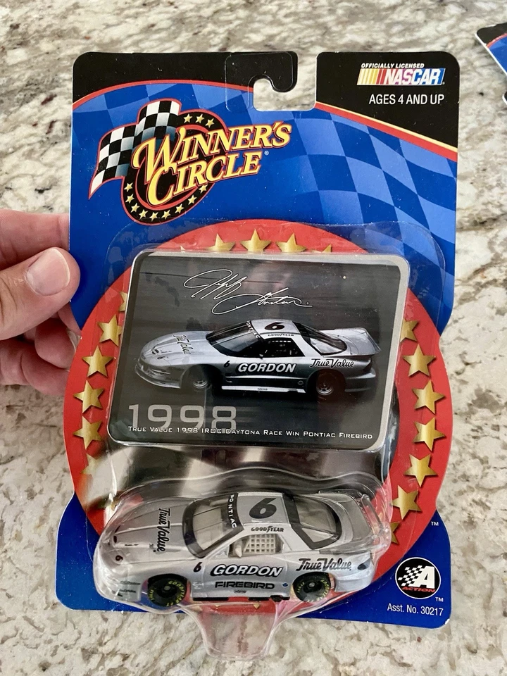 NASCAR Winners Circle IROC 5 Car Lot - Earnhardt Stewart Gordon Labonte Martin - Image 3 of 4