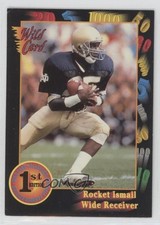 1991 Wild Card Draft Rocket Ismail #22 Rookie RC. rookie card picture