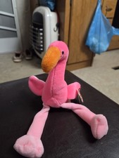 Ty Beanie Babies Pinky the Flamingo Plush Toy