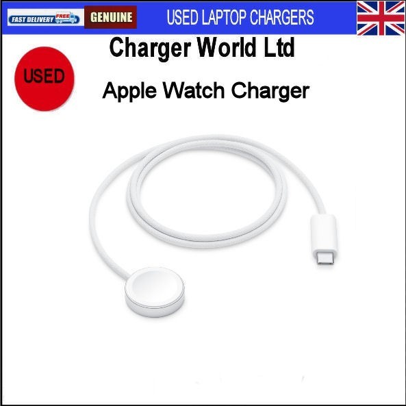 Genuine Apple Watch USB-C Magnetic Fast Charger - White